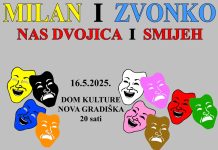 Zbog velikog interesa – dodatni termin za kazališnu predstavu “Nas dvojica i smijeh”