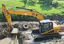 Rešetari: Uređuje se korito potoka Rešetarice