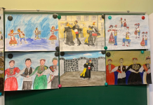 Kistom kroz tradiciju u OŠ Ljudevita Gaja: Djeca oslikala hrvatske narodne plesove