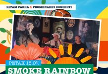 Sutra u Gradski park stiže bend “Smoke Rainbow”
