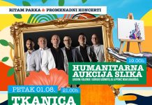 Sutra u Gradskom parku humanitarna aukcija slika i koncert TS Tkanica