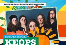 Sutra u Gradski park stiže metal bend Keops!