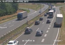 Oprez: Prometna nesreća na autocesti između Okučana i Nove Gradiške