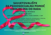 Podsjetnik: Udruga Pozitiva svakog prvog utorka održava Savjetovalište za psihosocijalnu pomoć oboljelima od raka