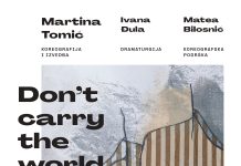 Iz Doma kulture pozivaju na besplatnu plesnu predstavu: Don’t carry the world upon your shoulders