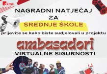 Otvorene prijave za srednje škole: Tko će biti naši ambasadori virtualne sigurnosti?