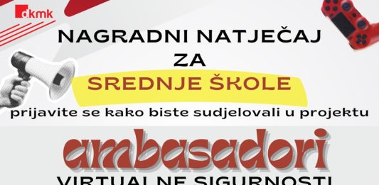 Otvorene prijave za srednje škole: Tko će biti naši ambasadori virtualne sigurnosti?