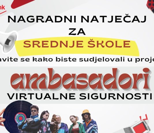 Otvorene prijave za srednje škole: Tko će biti naši ambasadori virtualne sigurnosti?