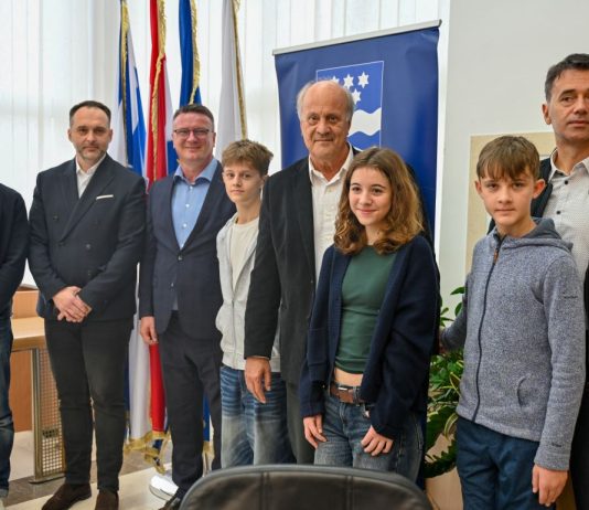 Glumci i djelatnici filma “260 dana” na prijemu kod župana Danijela Marušića