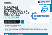 POZIV na predavanje “Utjecaj umjetne inteligencije na poslovanje obrtnika”