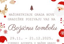 Božićna tombola Mažoretkinja Grada Nove Gradiške