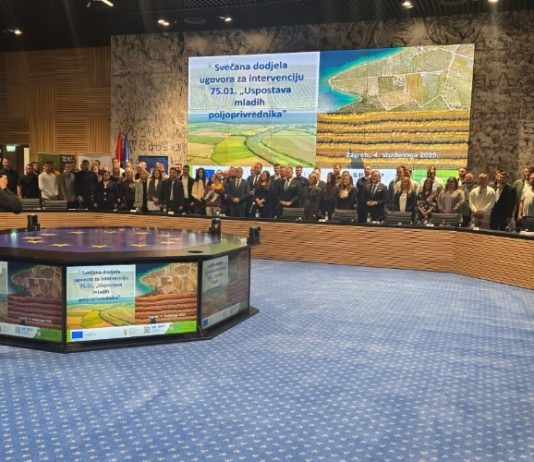 Ministar Vlajčić dodijelio ugovore mladim poljoprivrednicima vrijedne 6,2 milijuna eura