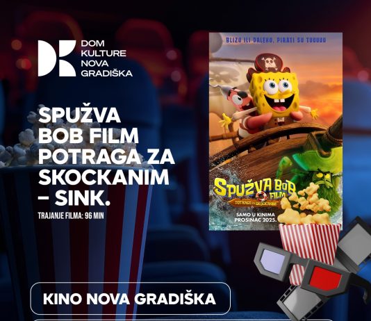 Kino NG prikazuje: SPUŽVA BOB FILM: POTRAGA ZA SKOCKANIM – SINK.