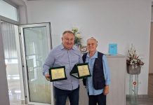 Priznanja Lovačke udruge „Šljuka“ Općini Rešetari i načelniku Zlatku Agi