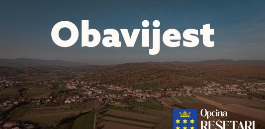 Općina Rešetari: Obavijest iz tvrtke Trafficon o promjeni termina izmjere