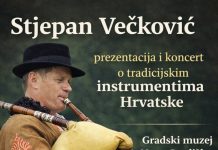 Gradski muzej Nova Gradiška poziva na prezentaciju o tradicijskim instrumentima Hrvatske i prigodni koncert