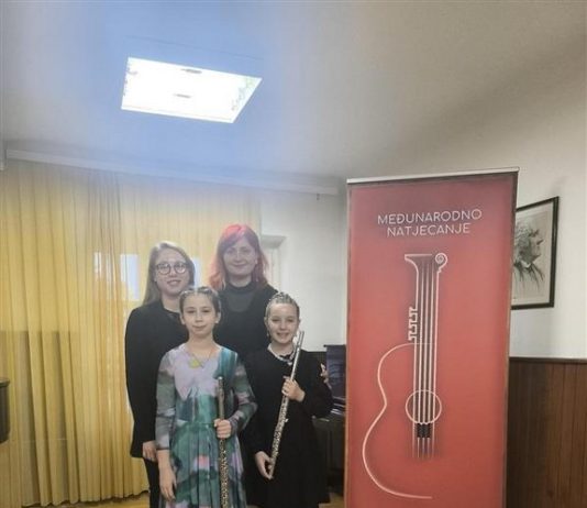 Učenice Glazbenog odjela osvojile prvu i drugu nagradu na Međunarodnom natjecanju