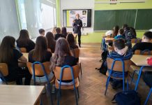 Policijska službenica Irena Held održala predavanje sedmašima Lovrakovcima o različitim oblicima nasilja