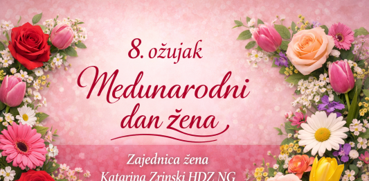 Zajednica žena Katarina Zrinski – čestitka povodom Međunarodnog dana žena