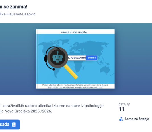 Gimnazija Nova Gradiška obilježava 19. Tjedan psihologije
