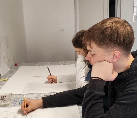 Učenici Gimnazije Nova Gradiška stvaraju slikovnicu „Hrvatski kraljevi“ pod vodstvom Snježane Kauzlarić